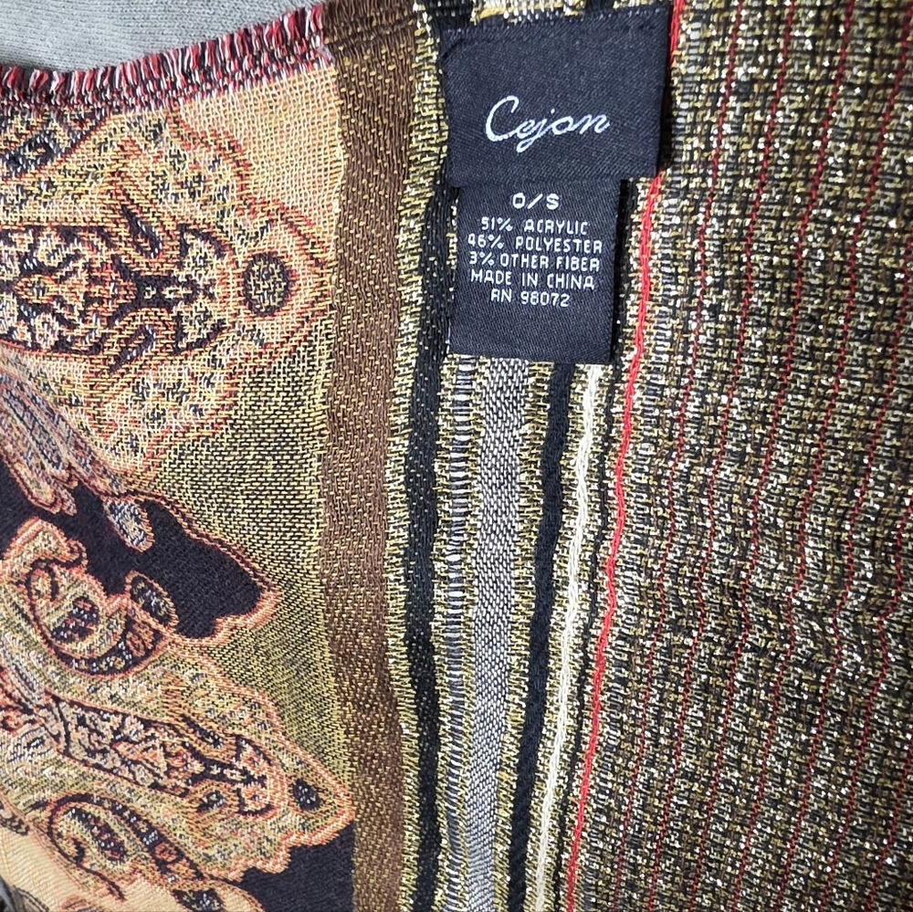 ❤️ Cejon Multicolor Design Scarf - Picture 3 of 3